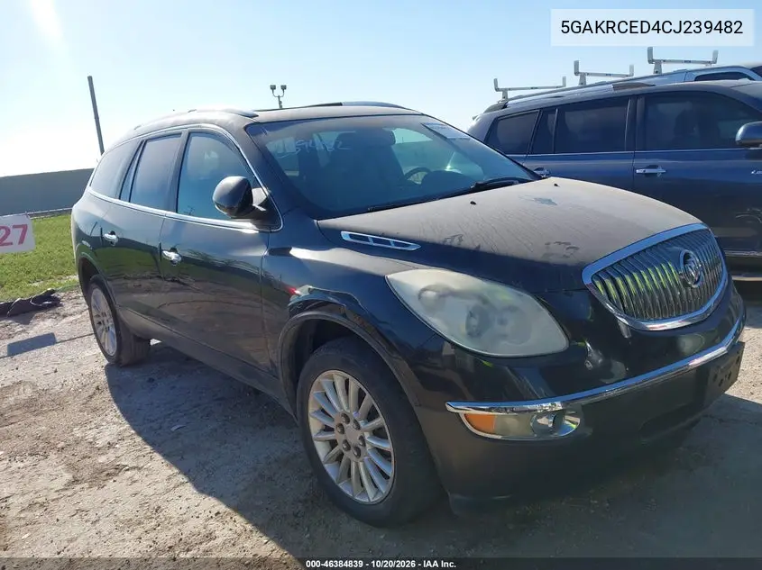 BUICK ENCLAVE 2012, VIN 5GAKRCED4CJ239482