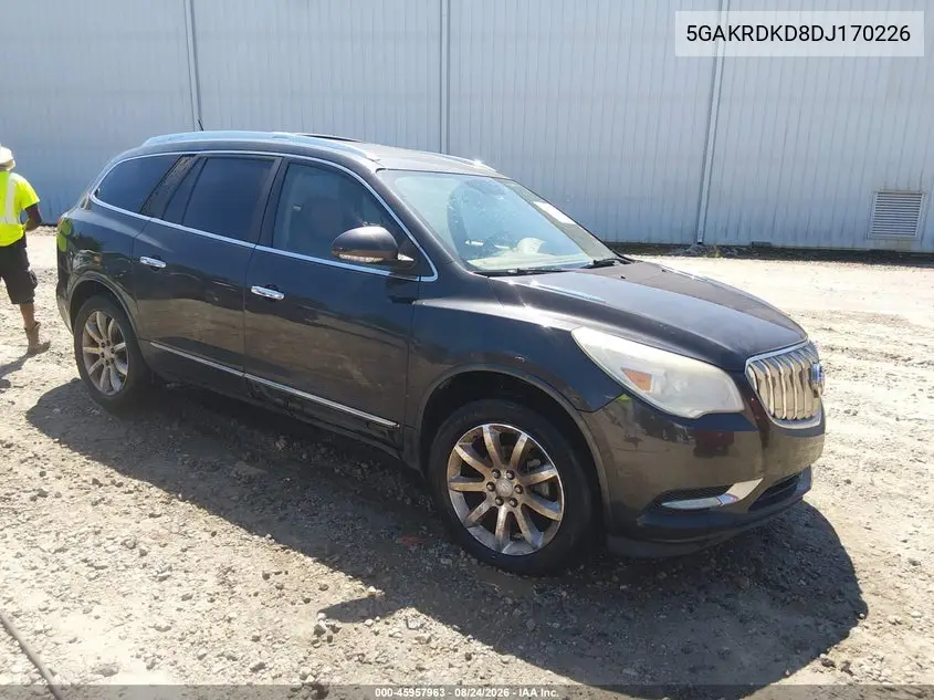 BUICK ENCLAVE 2013, VIN 5GAKRDKD8DJ170226