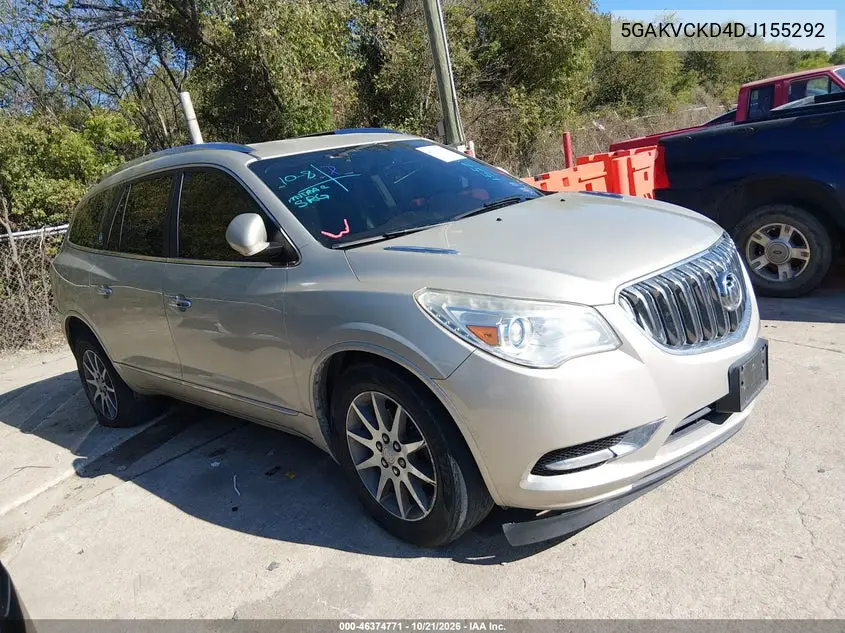 BUICK ENCLAVE 2013, VIN 5GAKVCKD4DJ155292