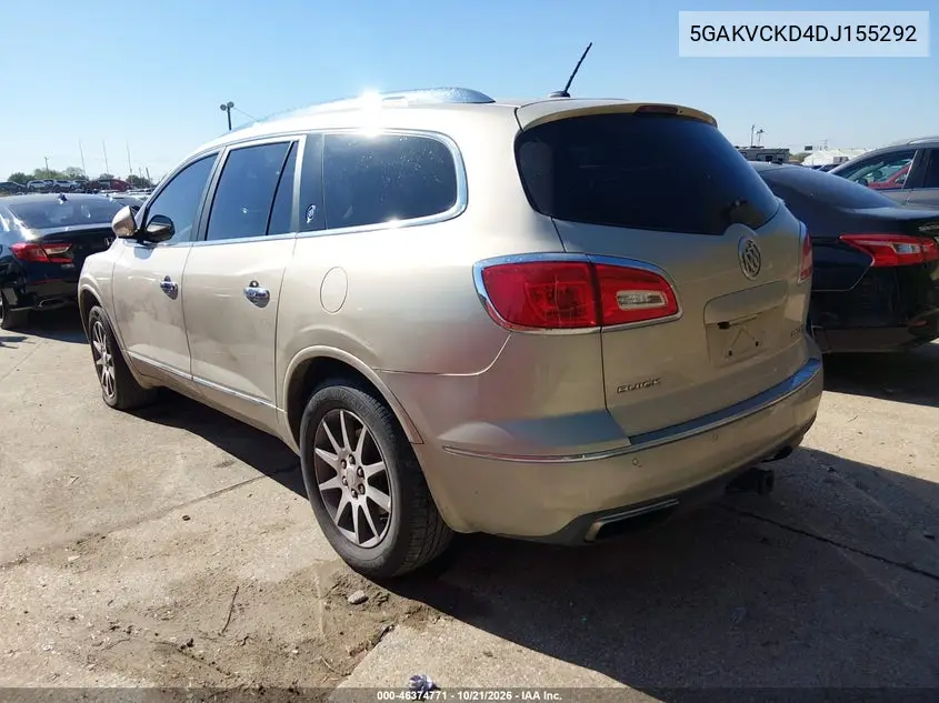 2013 BUICK ENCLAVE VIN 5GAKVCKD4DJ155292 — фото 3