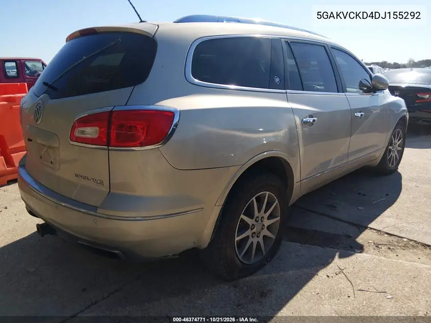 2013 BUICK ENCLAVE VIN 5GAKVCKD4DJ155292 — фото 4
