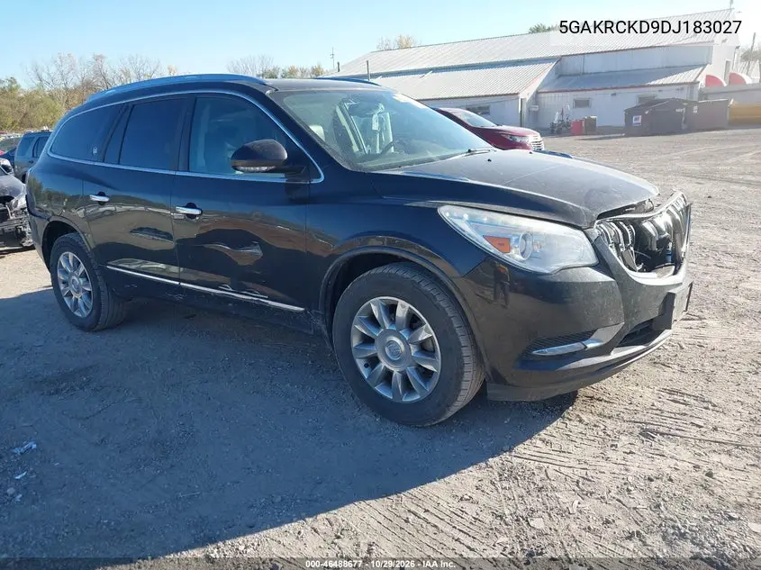 BUICK ENCLAVE 2013, VIN 5GAKRCKD9DJ183027