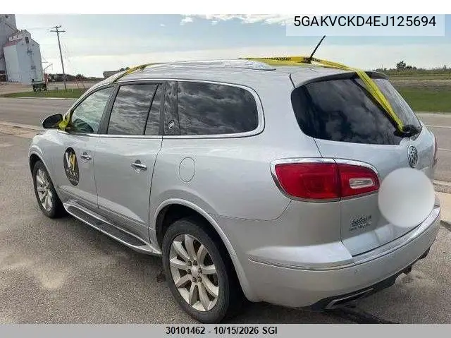 2014 BUICK ENCLAVE VIN 5GAKVCKD4EJ125694 — фото 3
