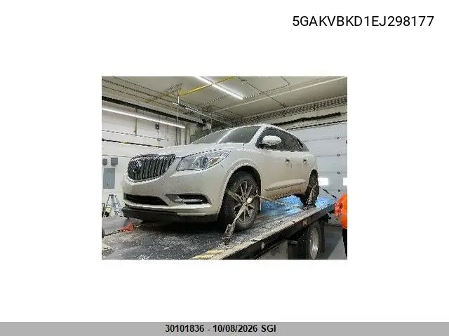 2014 BUICK ENCLAVE VIN 5GAKVBKD1EJ298177 — фото 2