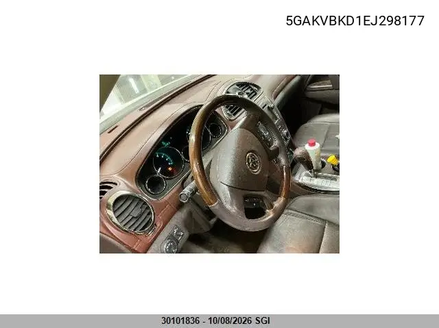 2014 BUICK ENCLAVE VIN 5GAKVBKD1EJ298177 — фото 9