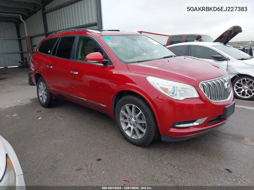 BUICK ENCLAVE 2014, VIN 5GAKRBKD6EJ227383