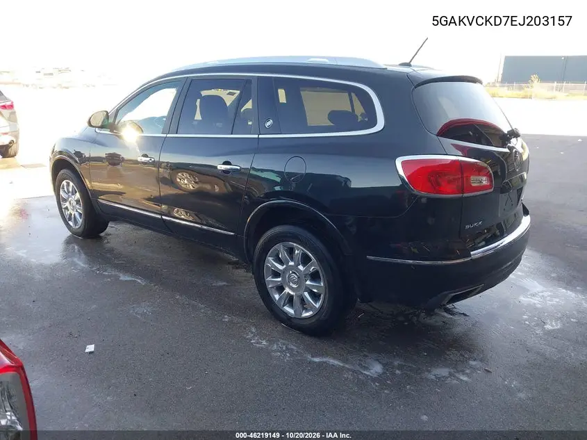 2014 BUICK ENCLAVE VIN 5GAKVCKD7EJ203157 — фото 3