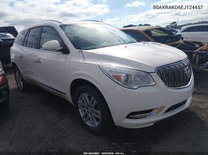 BUICK ENCLAVE 2014, VIN 5GAKRAKD6EJ124457