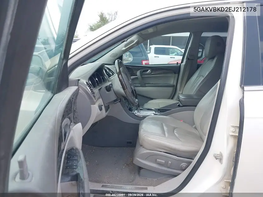 2014 BUICK ENCLAVE VIN 5GAKVBKD2EJ212178 — фото 5
