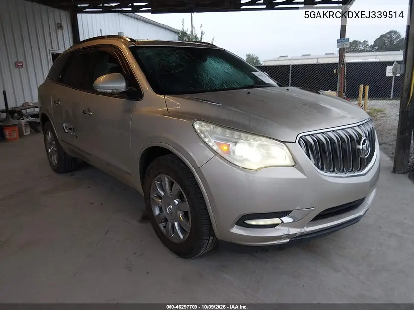 BUICK ENCLAVE 2014, VIN 5GAKRCKDXEJ339514