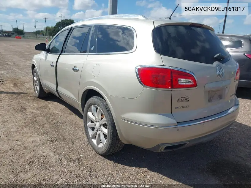 2014 BUICK ENCLAVE VIN 5GAKVCKD9EJ161817 — фото 3