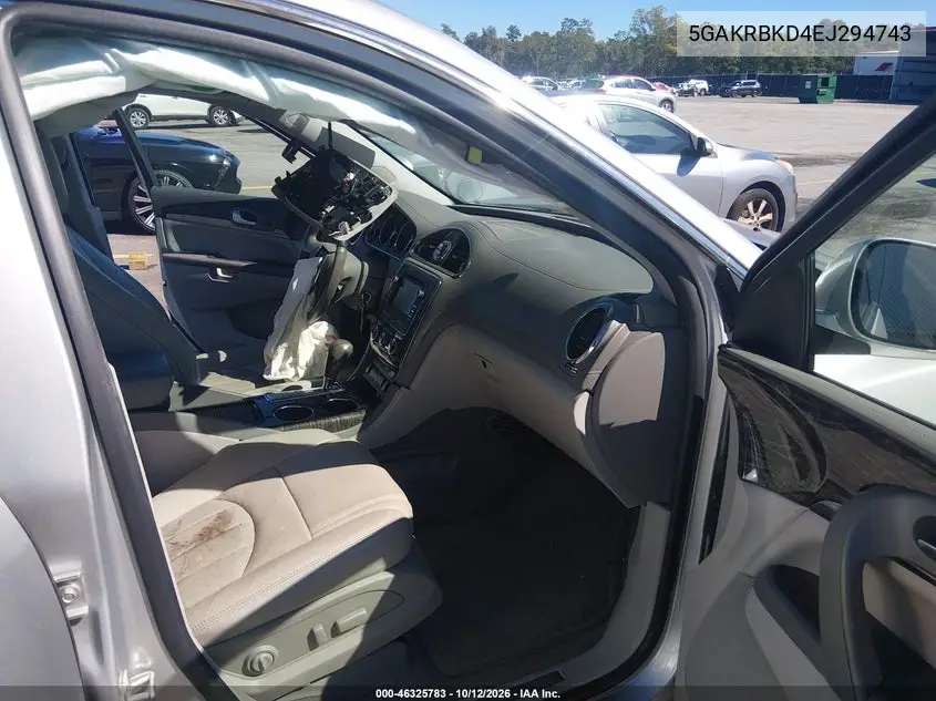 2014 BUICK ENCLAVE VIN 5GAKRBKD4EJ294743 — фото 5