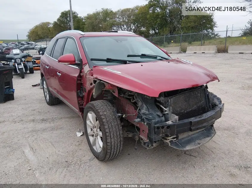 BUICK ENCLAVE 2014, VIN 5GAKVCKD4EJ180548