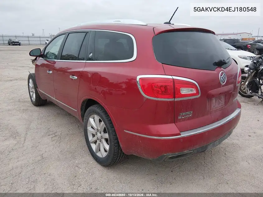 2014 BUICK ENCLAVE VIN 5GAKVCKD4EJ180548 — фото 3