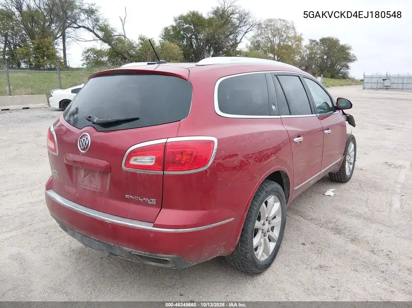 2014 BUICK ENCLAVE VIN 5GAKVCKD4EJ180548 — фото 4