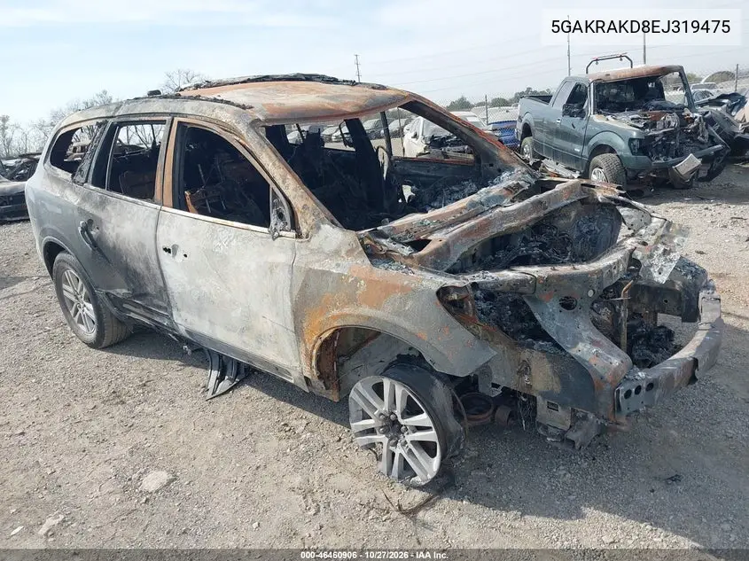 BUICK ENCLAVE 2014, VIN 5GAKRAKD8EJ319475