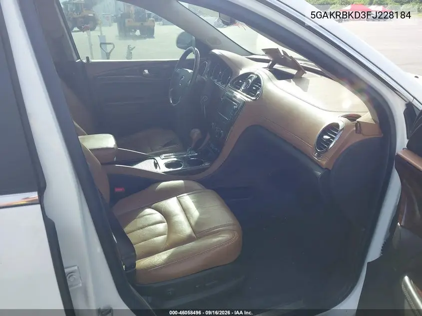 2015 BUICK ENCLAVE VIN 5GAKRBKD3FJ228184 — фото 5
