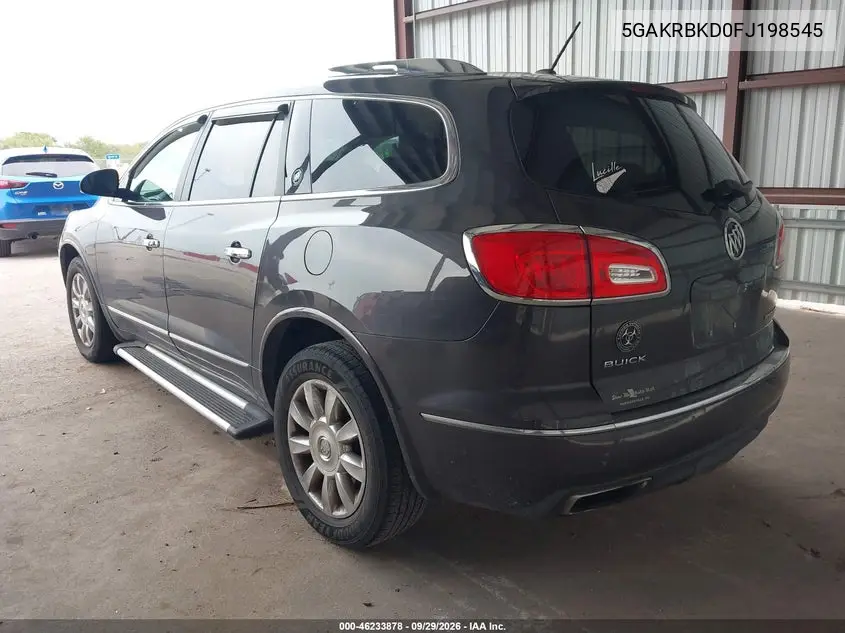 2015 BUICK ENCLAVE VIN 5GAKRBKD0FJ198545 — фото 3