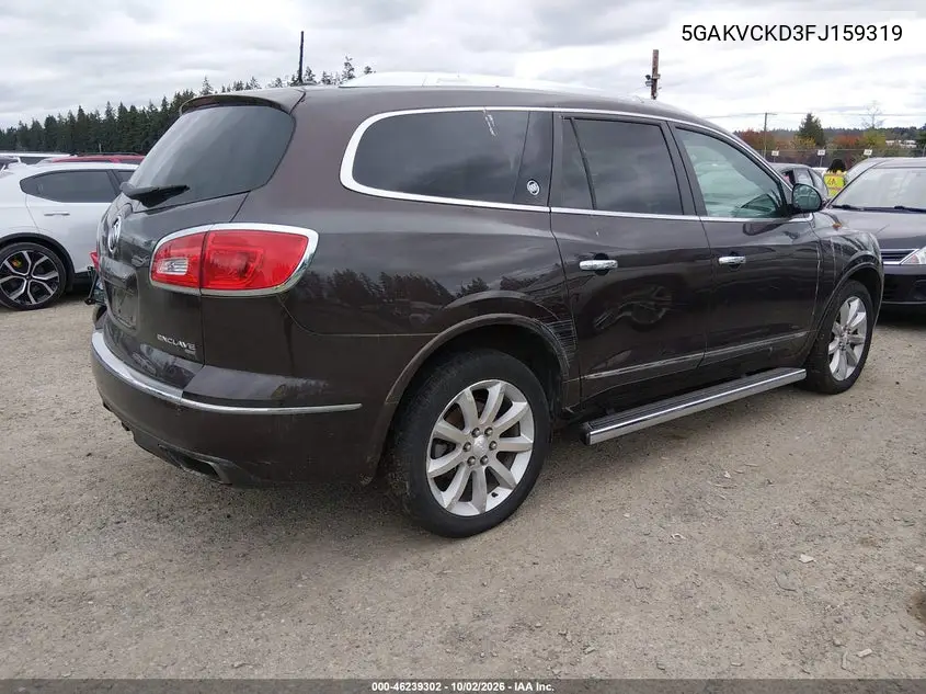 2015 BUICK ENCLAVE VIN 5GAKVCKD3FJ159319 — фото 4