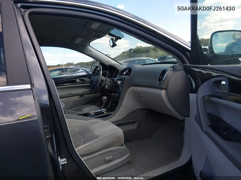 2015 BUICK ENCLAVE VIN 5GAKRAKD0FJ261430 — фото 5