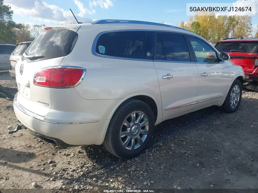 2015 BUICK ENCLAVE VIN 5GAKVBKDXFJ124674 — фото 4
