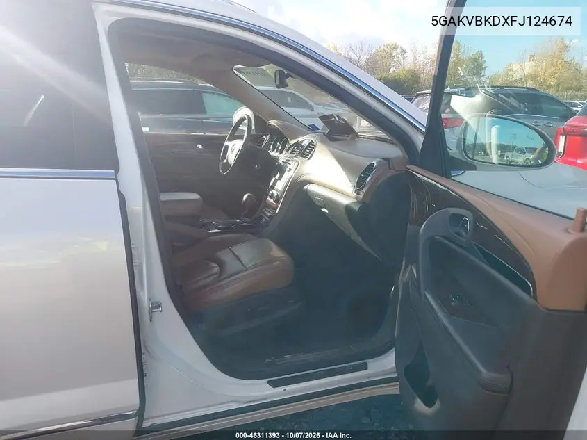 2015 BUICK ENCLAVE VIN 5GAKVBKDXFJ124674 — фото 5