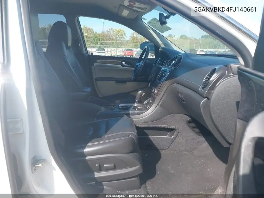 2015 BUICK ENCLAVE VIN 5GAKVBKD4FJ140661 — фото 5