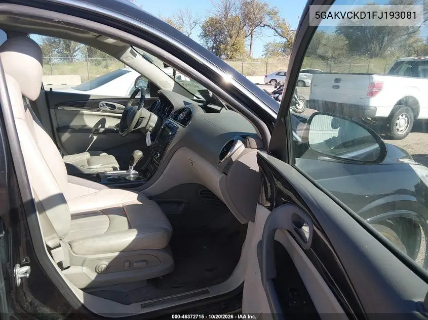 2015 BUICK ENCLAVE VIN 5GAKVCKD1FJ193081 — фото 5