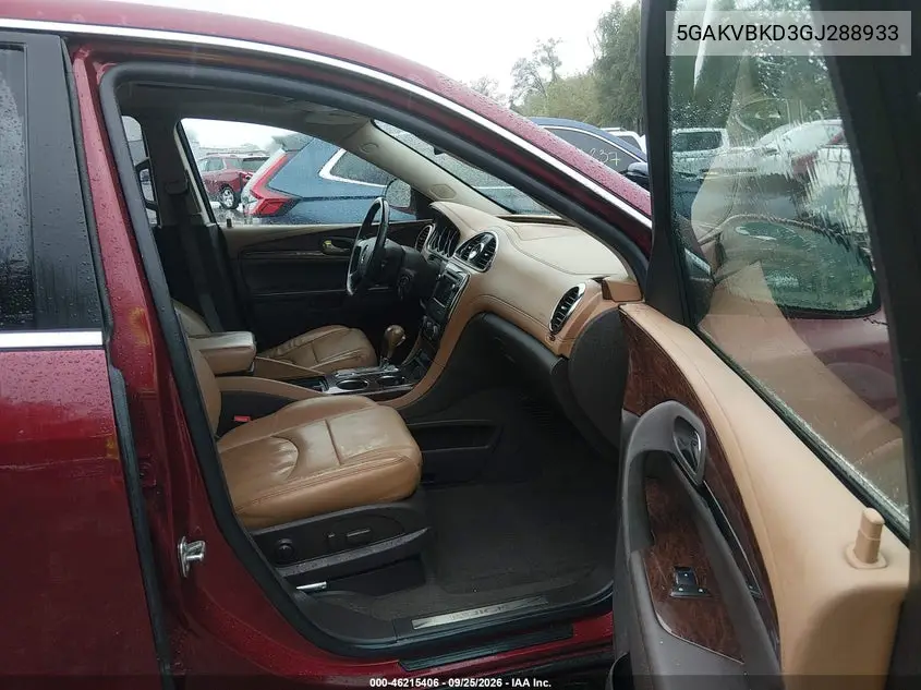 2016 BUICK ENCLAVE VIN 5GAKVBKD3GJ288933 — фото 5