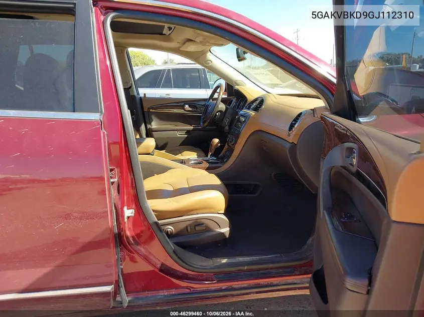 2016 BUICK ENCLAVE VIN 5GAKVBKD9GJ112310 — фото 5