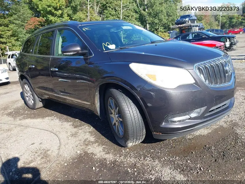 BUICK ENCLAVE 2016, VIN 5GAKVBKD3GJ220373