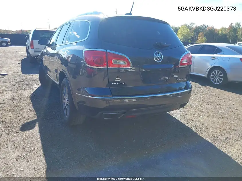 2016 BUICK ENCLAVE VIN 5GAKVBKD3GJ220373 — фото 3