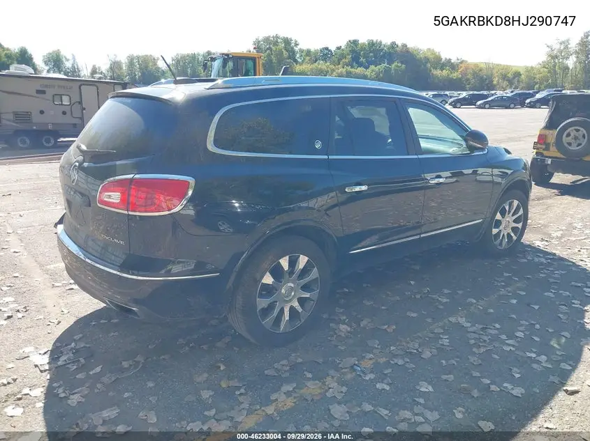 2017 BUICK ENCLAVE VIN 5GAKRBKD8HJ290747 — фото 4
