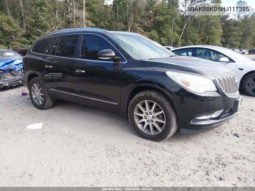 BUICK ENCLAVE 2017, VIN 5GAKRBKD5HJ117395