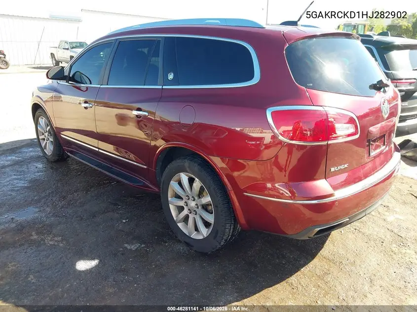 2017 BUICK ENCLAVE VIN 5GAKRCKD1HJ282902 — фото 3