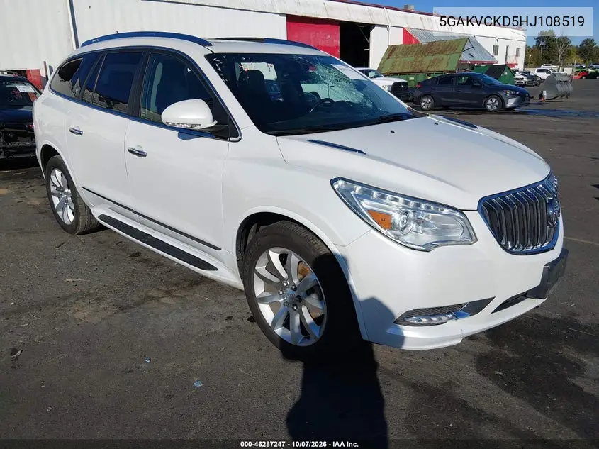 BUICK ENCLAVE 2017, VIN 5GAKVCKD5HJ108519