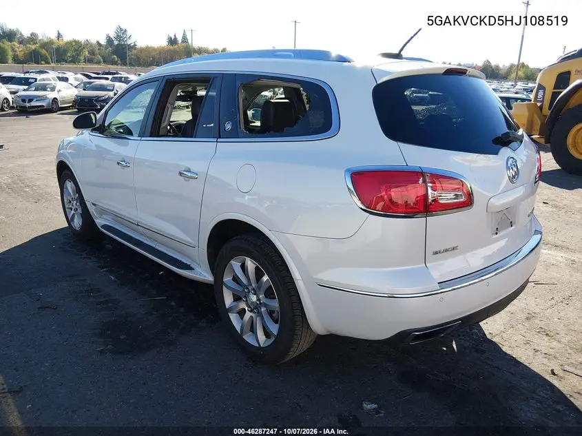 2017 BUICK ENCLAVE VIN 5GAKVCKD5HJ108519 — фото 3