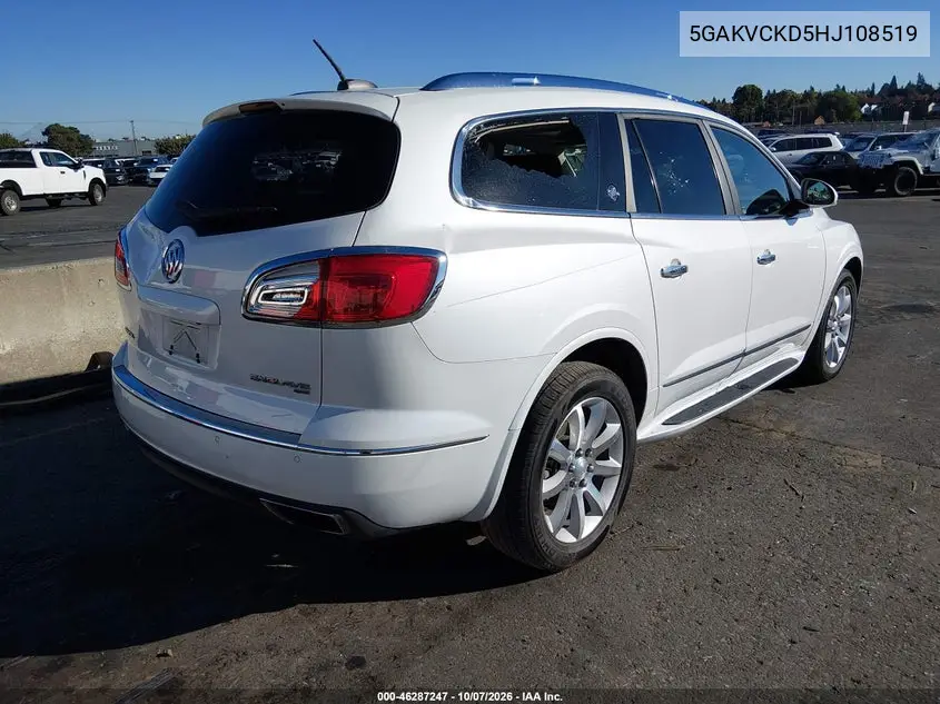 2017 BUICK ENCLAVE VIN 5GAKVCKD5HJ108519 — фото 4