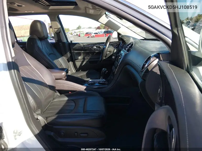 2017 BUICK ENCLAVE VIN 5GAKVCKD5HJ108519 — фото 5