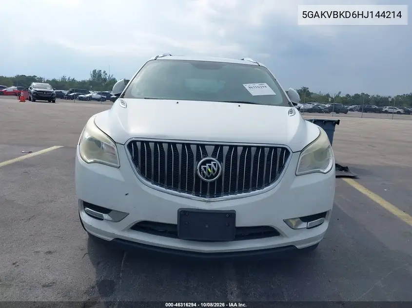 2017 BUICK ENCLAVE VIN 5GAKVBKD6HJ144214 — фото 12