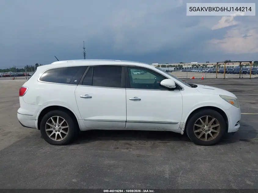 2017 BUICK ENCLAVE VIN 5GAKVBKD6HJ144214 — фото 13
