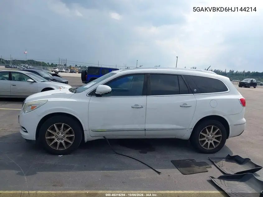 2017 BUICK ENCLAVE VIN 5GAKVBKD6HJ144214 — фото 14