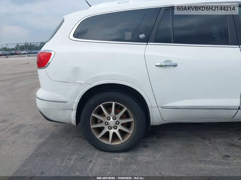 2017 BUICK ENCLAVE VIN 5GAKVBKD6HJ144214 — фото 6
