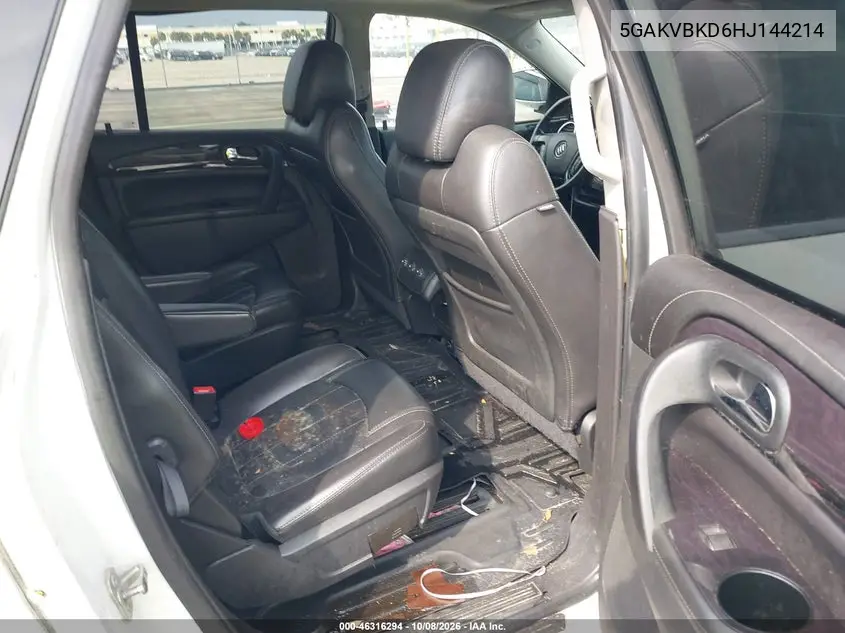 2017 BUICK ENCLAVE VIN 5GAKVBKD6HJ144214 — фото 8