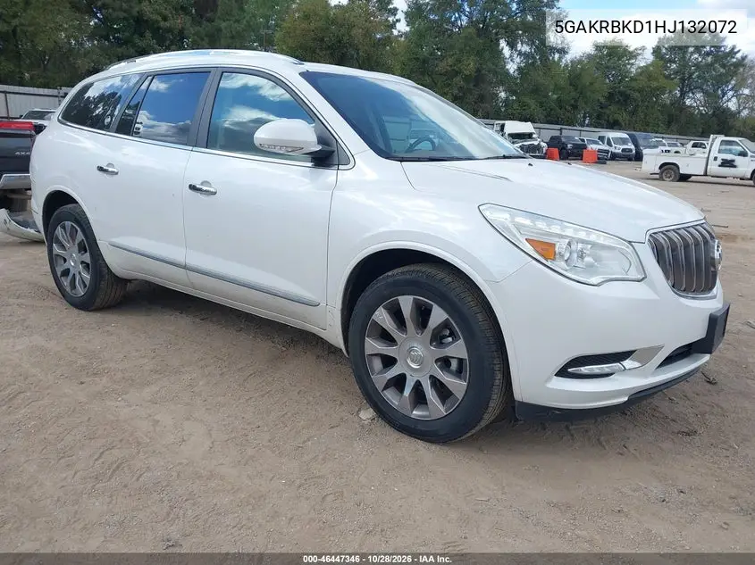 BUICK ENCLAVE 2017, VIN 5GAKRBKD1HJ132072