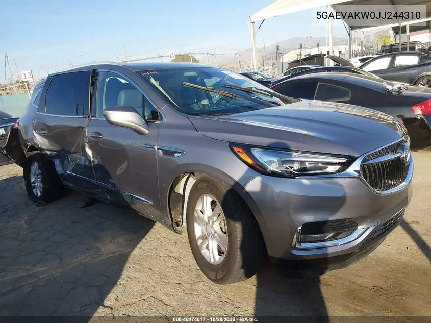 BUICK ENCLAVE 2018, VIN 5GAEVAKW0JJ244310