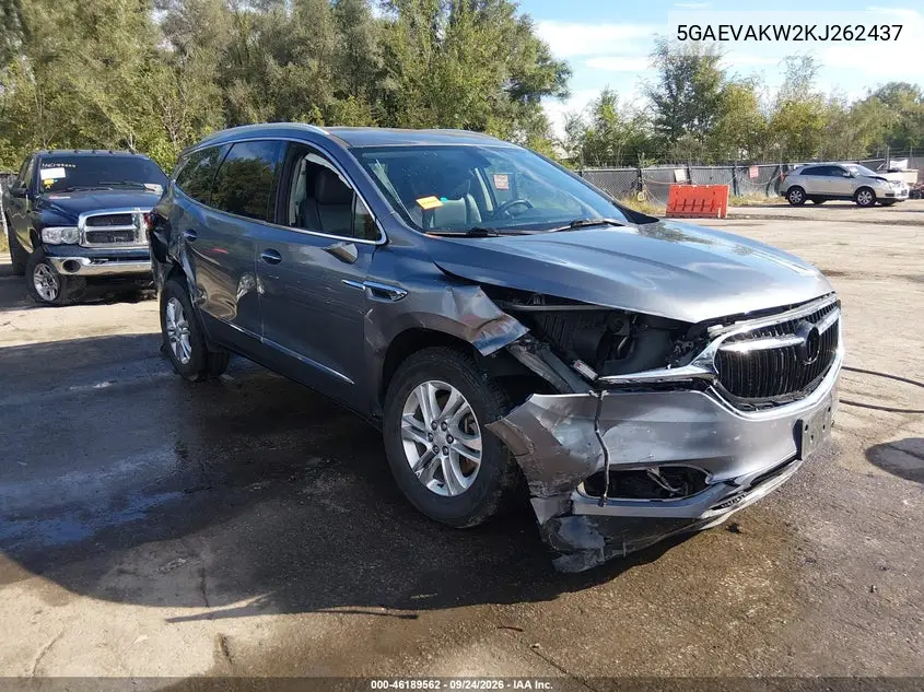 BUICK ENCLAVE 2019, VIN 5GAEVAKW2KJ262437