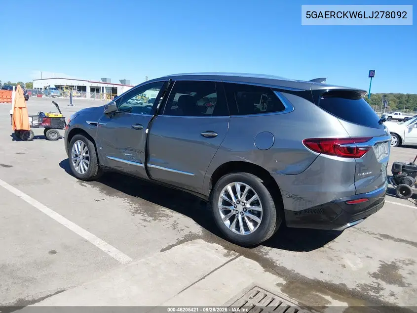 2020 BUICK ENCLAVE VIN 5GAERCKW6LJ278092 — фото 3
