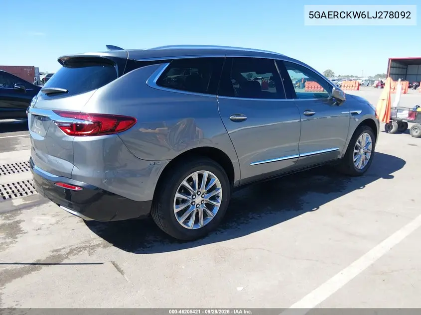 2020 BUICK ENCLAVE VIN 5GAERCKW6LJ278092 — фото 4