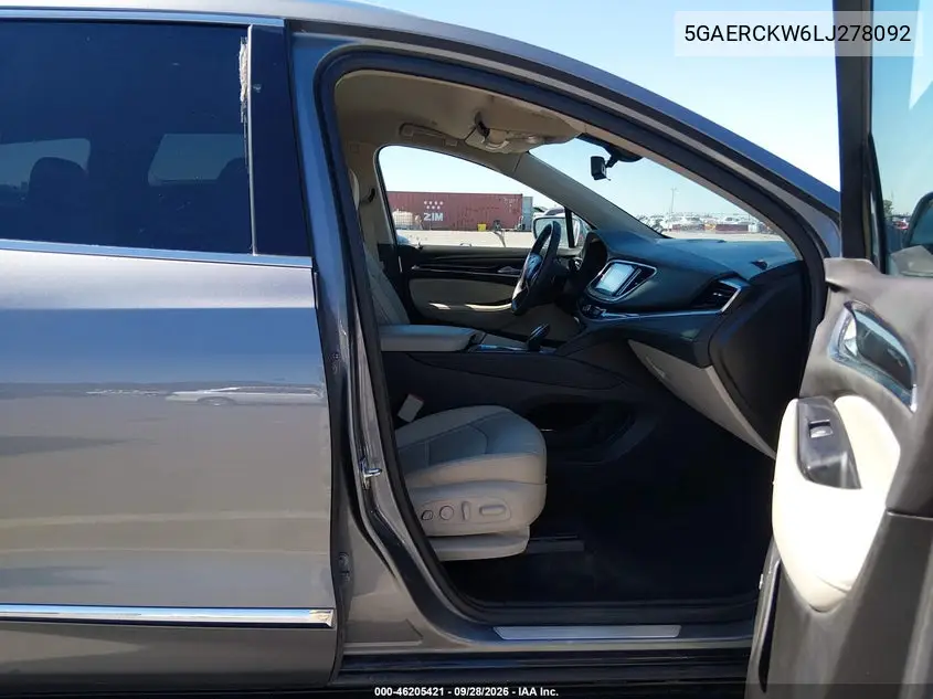 2020 BUICK ENCLAVE VIN 5GAERCKW6LJ278092 — фото 5